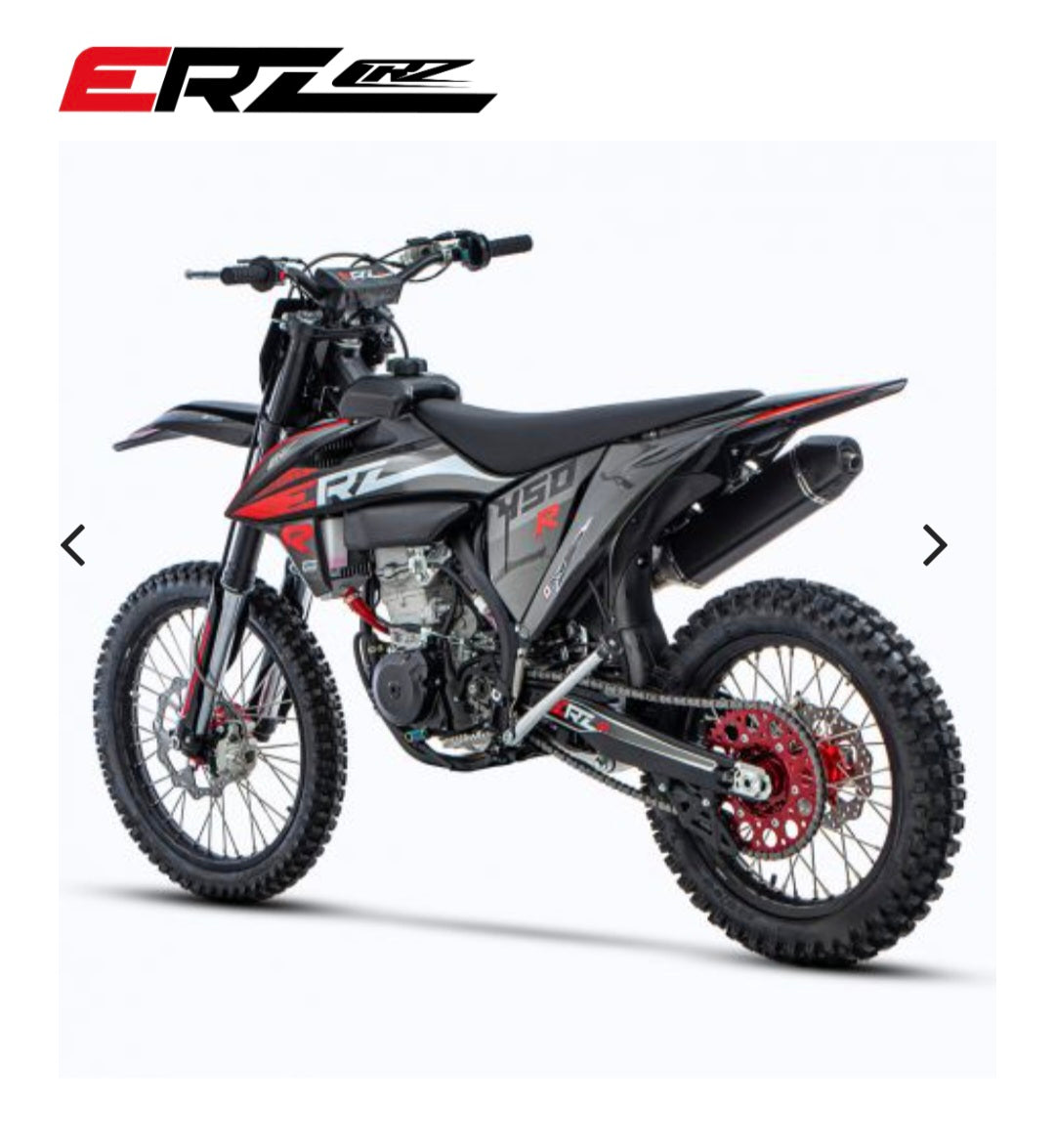 CRZ ERZ 450R – Type Enduro – 450cc – 3.900€ Montée, Réglée & Livrée